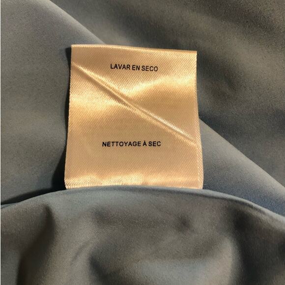 Gal Meets Glam Blue Striped Fit and Flare Dress Size 10 - Picture 5 of 6